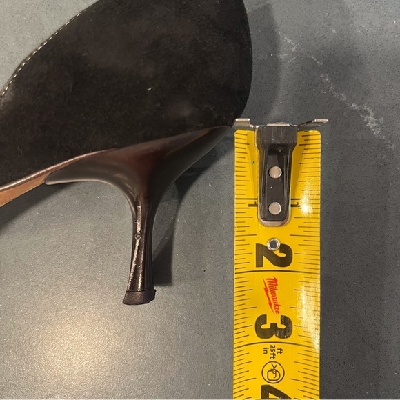 Kate Spade sz 8.5 black suede square to d’orsay pumps - Picture 15 of 16